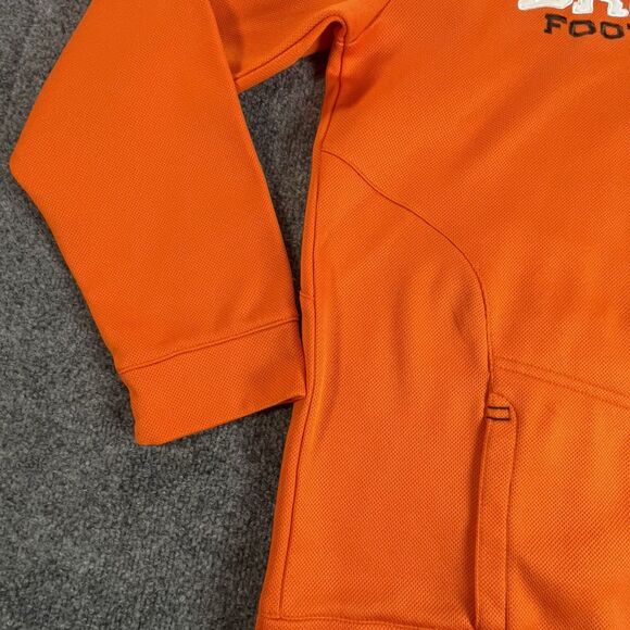 Reebok Cleveland Browns Hoodie Mens Large Orange NFL OnField Pullover Sweatshirt - Picture 7 of 16